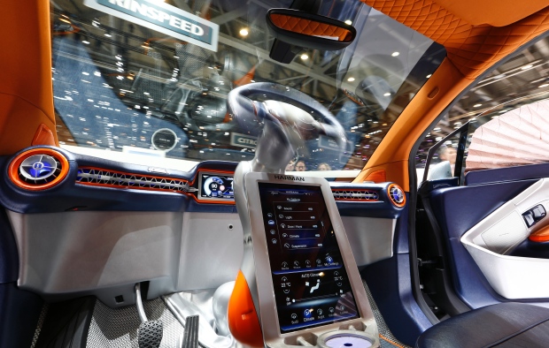 Rinspeed Budii self-driving car interior
