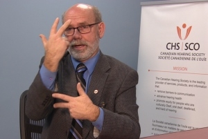 Gary Malkowski of the Canadian Hearing Society