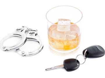 whiskey, cuffs and keys