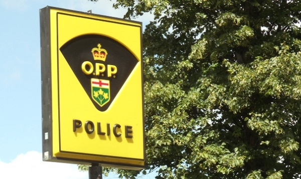 An OPP sign with a tree in the background.